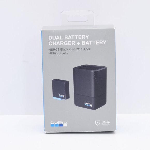 GoPro Other - NIB GoPro Dual Battery Charger + 1 Battery Hero 8/7/6 Black
